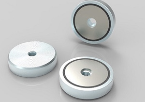 Rubber-Coated Magnet with Dimensions of 22 MM X 6 MM