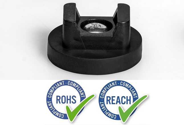 Weizhong Rubber Coated Magnets are RoHS and REACH Compliant