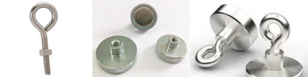 Introduction of pot magnet with eyelet